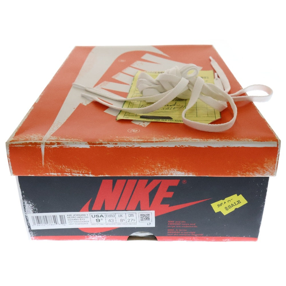 NIKE(ナイキ) Air Jordan 1 High OG Lost & Found Chicago エアジョーダン1 ハイ OG ロスト & ファウンド シカゴ ハイカットスニーカー レッド US9.5/27.5cm DZ5485-612