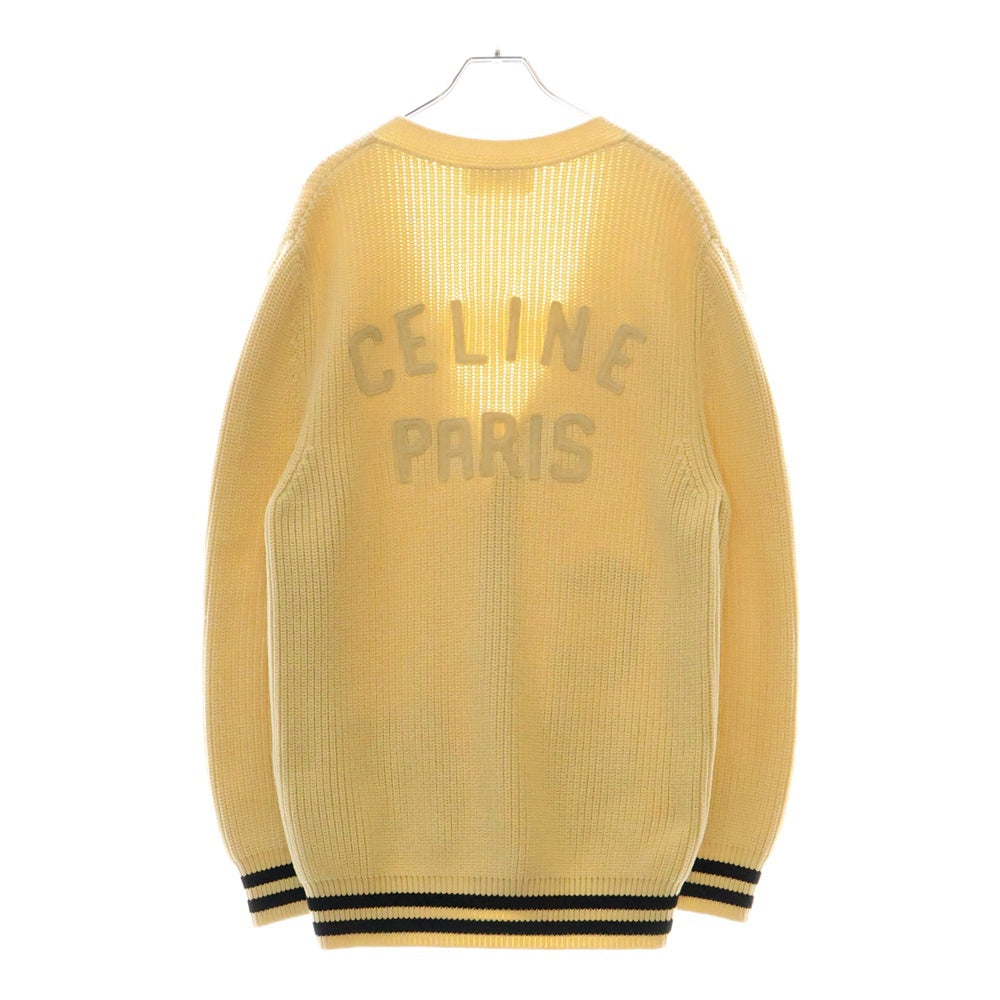 CELINE(セリーヌ) ロゴワッペン カレッジニットカーディガン アイボリー 2AD7O192W 60EB