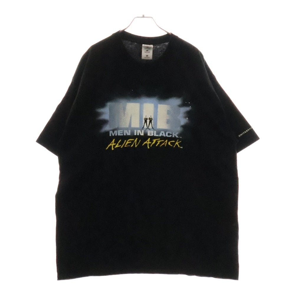 VINTAGE(ヴィンテージ) 90s MEN IN BLACK Print Tee メンインブラック クルーネック半袖Tシャツカットソー ブラック