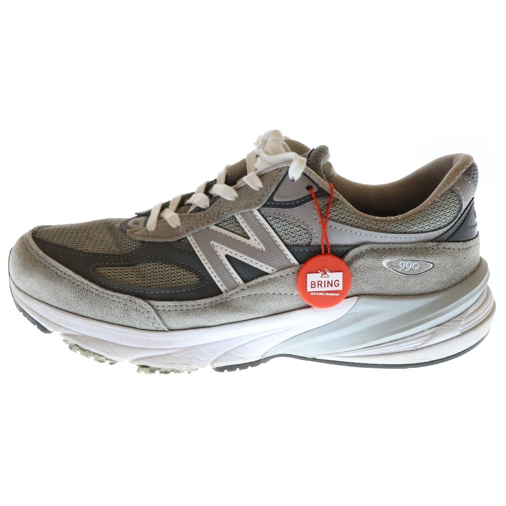 New Balance(ニューバランス) 990V6 ローカットスニーカー グレー US9/27cm ワイズ2E M990GL6