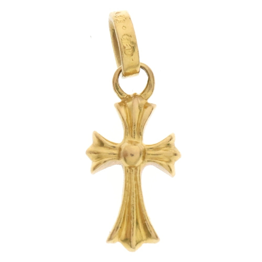CHROME HEARTS(クロムハーツ) 22K CRS BBYFAT P/DIA ベイビーファットクロス PAVEダイヤ ペンダントトップ ゴールド BCA035