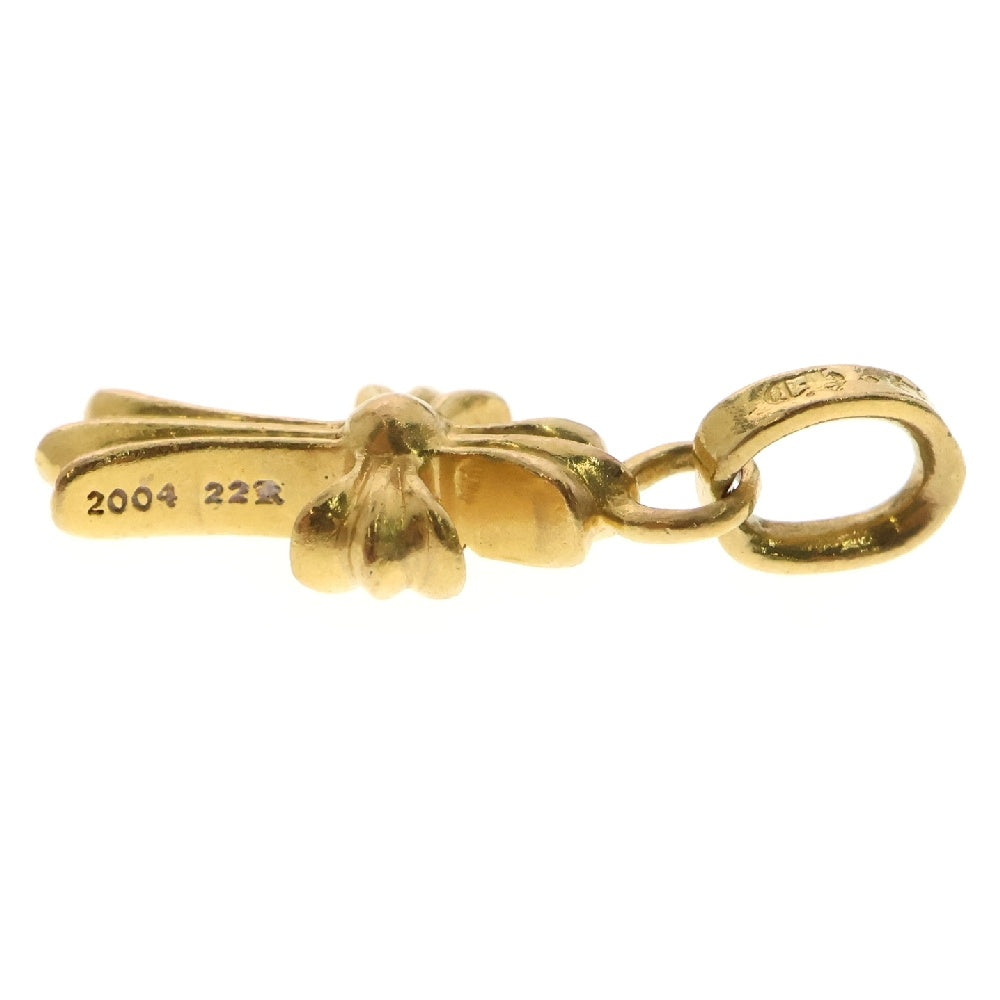 CHROME HEARTS(クロムハーツ) 22K CRS BBYFAT P/DIA ベイビーファットクロス PAVEダイヤ ペンダントトップ ゴールド BCA035
