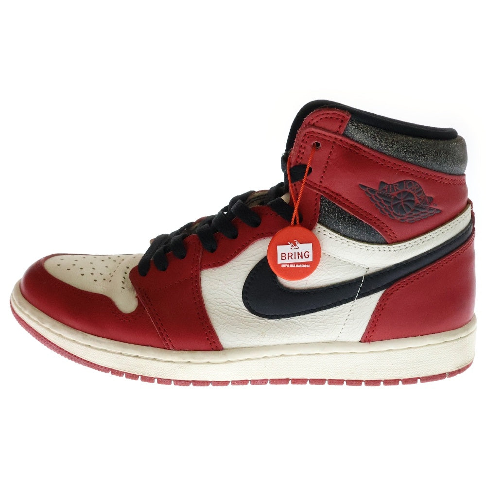 NIKE(ナイキ) AIR JORDAN 1 HIGH OG CHICAGO LOST & FOUND エアジョーダン1ロスト&ファウンド シカゴ ハイカットスニーカー US10/28.0cm DZ5485-612