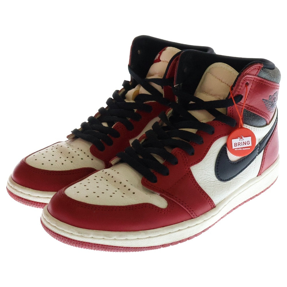 NIKE(ナイキ) AIR JORDAN 1 HIGH OG CHICAGO LOST & FOUND エアジョーダン1ロスト&ファウンド シカゴ ハイカットスニーカー US10/28.0cm DZ5485-612