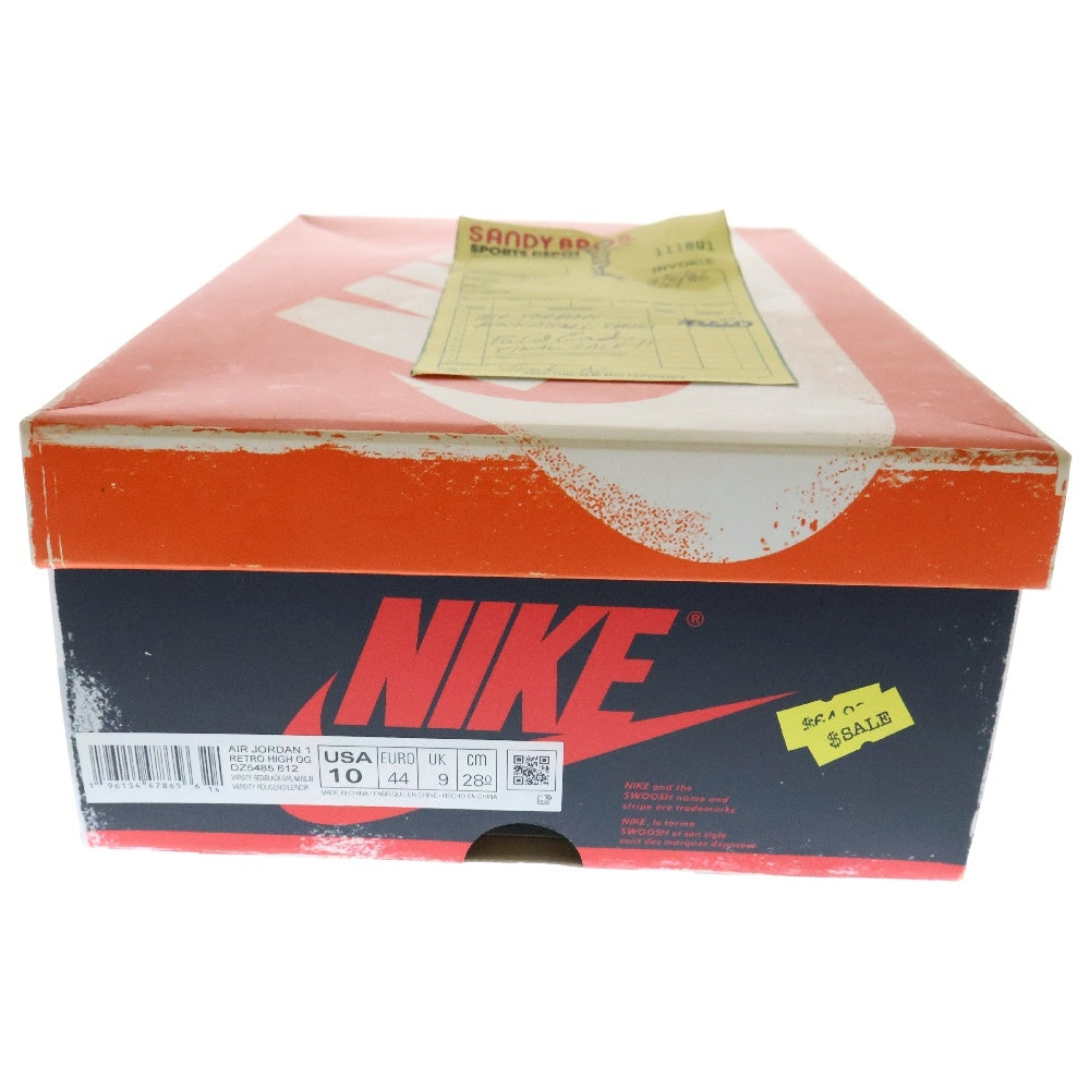 NIKE(ナイキ) AIR JORDAN 1 HIGH OG CHICAGO LOST & FOUND エアジョーダン1ロスト&ファウンド シカゴ ハイカットスニーカー US10/28.0cm DZ5485-612