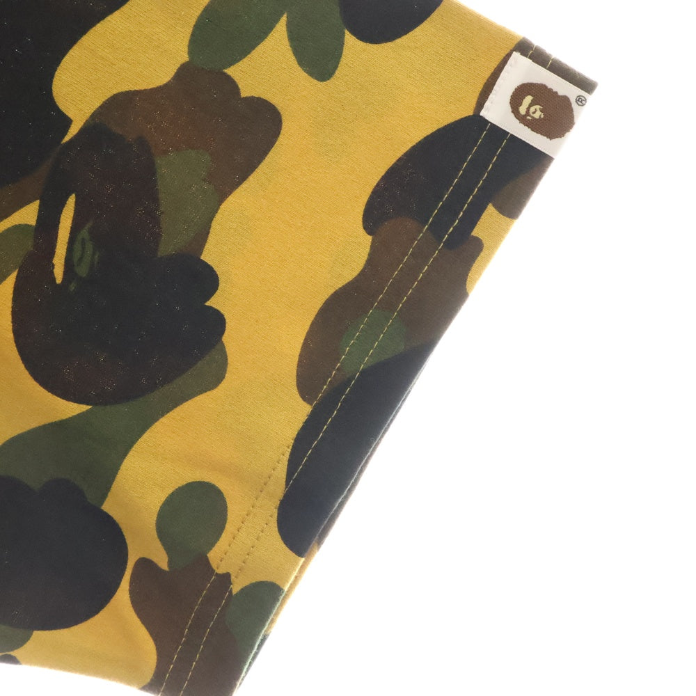 A BATHING APE(アベイシングエイプ) 1ST CAMO COLLEGE TEE 1ST カモ カレッジ クルーネック半袖Tシャツカットソー カモフラージュ C001CSL301010M