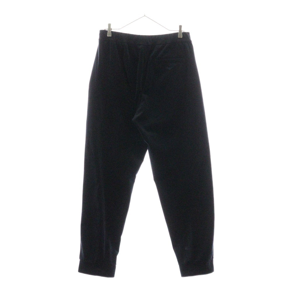 EMPORIO ARMANI(エンポリオアルマーニ) ポイントロゴ ベロア トラックパンツ ネイビー