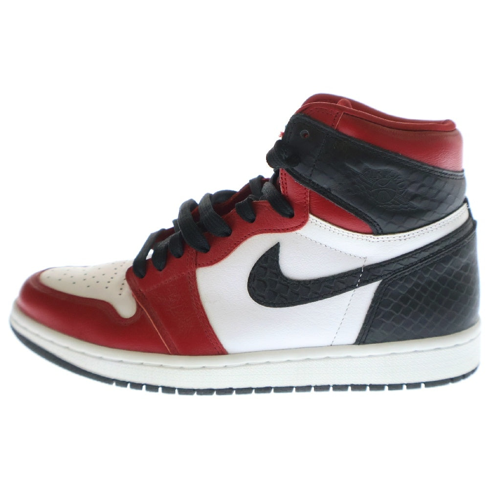 NIKE(ナイキ) WMNS Air Jordan 1 High OG Satin Red ウィメンズ エアジョーダン1 ハイ OG サテンレッド ハイカットスニーカー レッド US8.5/25.5cm CD0461-601