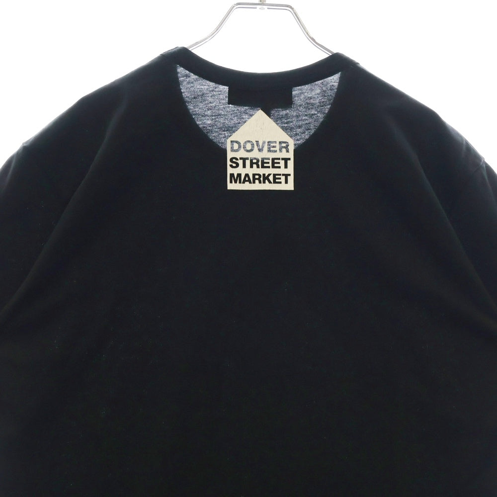CHROME HEARTS(クロムハーツ) 12SS ×COMME des GARCONS DOVER STREET MARKET ZI-T002 ×コムデギャルソン ホースシュープリント クルーネック半袖Tシャツカットソー ブラック