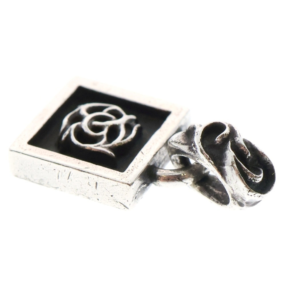 CHROME HEARTS(クロムハーツ) FRAMED FLRL フレームドフローラル チャーム ペンダントトップ シルバー