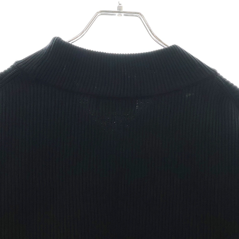COOTIE PRODUCTIONS(クーティー プロダクションズ) 25SS Solotex Tilden Sweater ソリッドカラーのチルデンセーター Vネック セーター CTE-25S311 ブラック