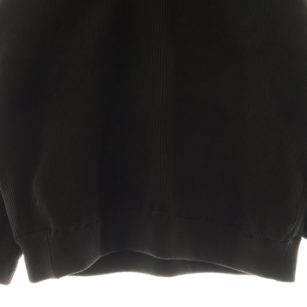 COOTIE PRODUCTIONS(クーティー プロダクションズ) 25SS Solotex Tilden Sweater ソリッドカラーのチルデンセーター Vネック セーター CTE-25S311 ブラック