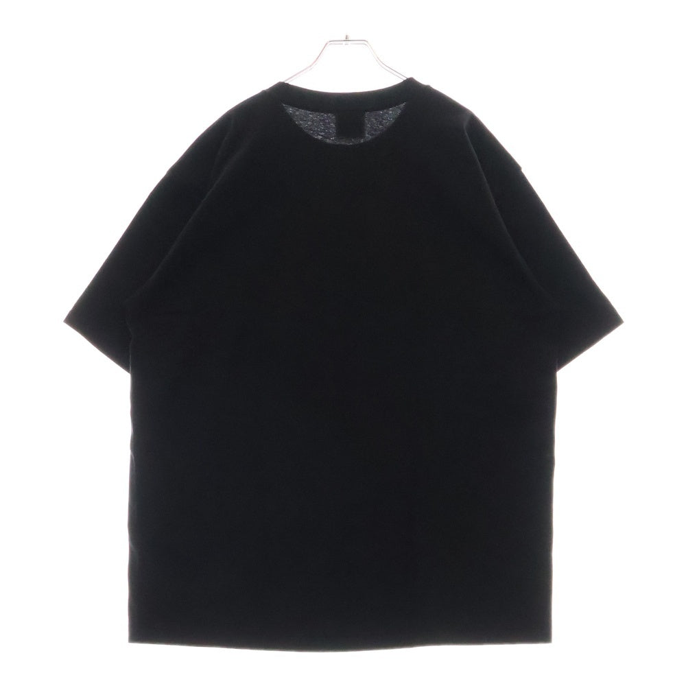 A BATHING APE(アベイシングエイプ) ABC CAMO COLLEGE TEE ABC カモ カレッジプリント クルーネックTシャツカットソー ブラック/グリーン 001TEL301005M