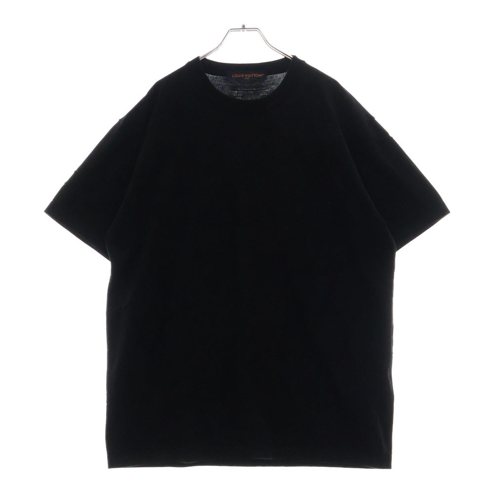 LOUIS VUITTON(ルイヴィトン) 25SS モノグラムショートスリーブコットンクルーネック コットンニットTシャツ RM251M9 AUR HSN06W ブラック