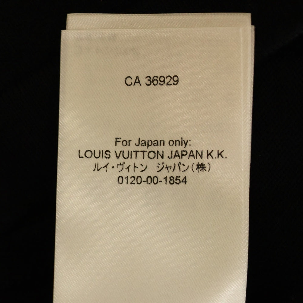 LOUIS VUITTON(ルイヴィトン) 25SS モノグラムショートスリーブコットンクルーネック コットンニットTシャツ RM251M9 AUR HSN06W ブラック