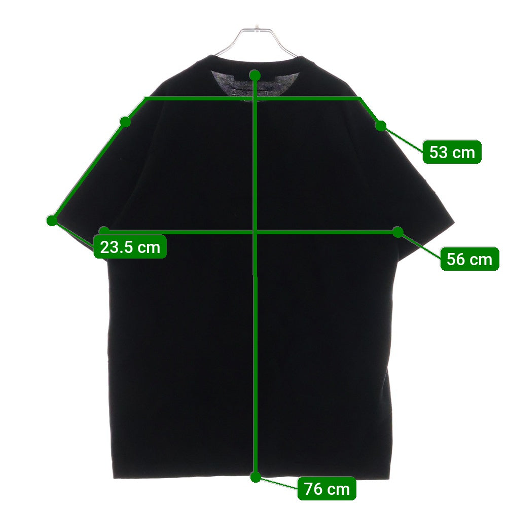 LOUIS VUITTON(ルイヴィトン) 25SS モノグラムショートスリーブコットンクルーネック コットンニットTシャツ RM251M9 AUR HSN06W ブラック