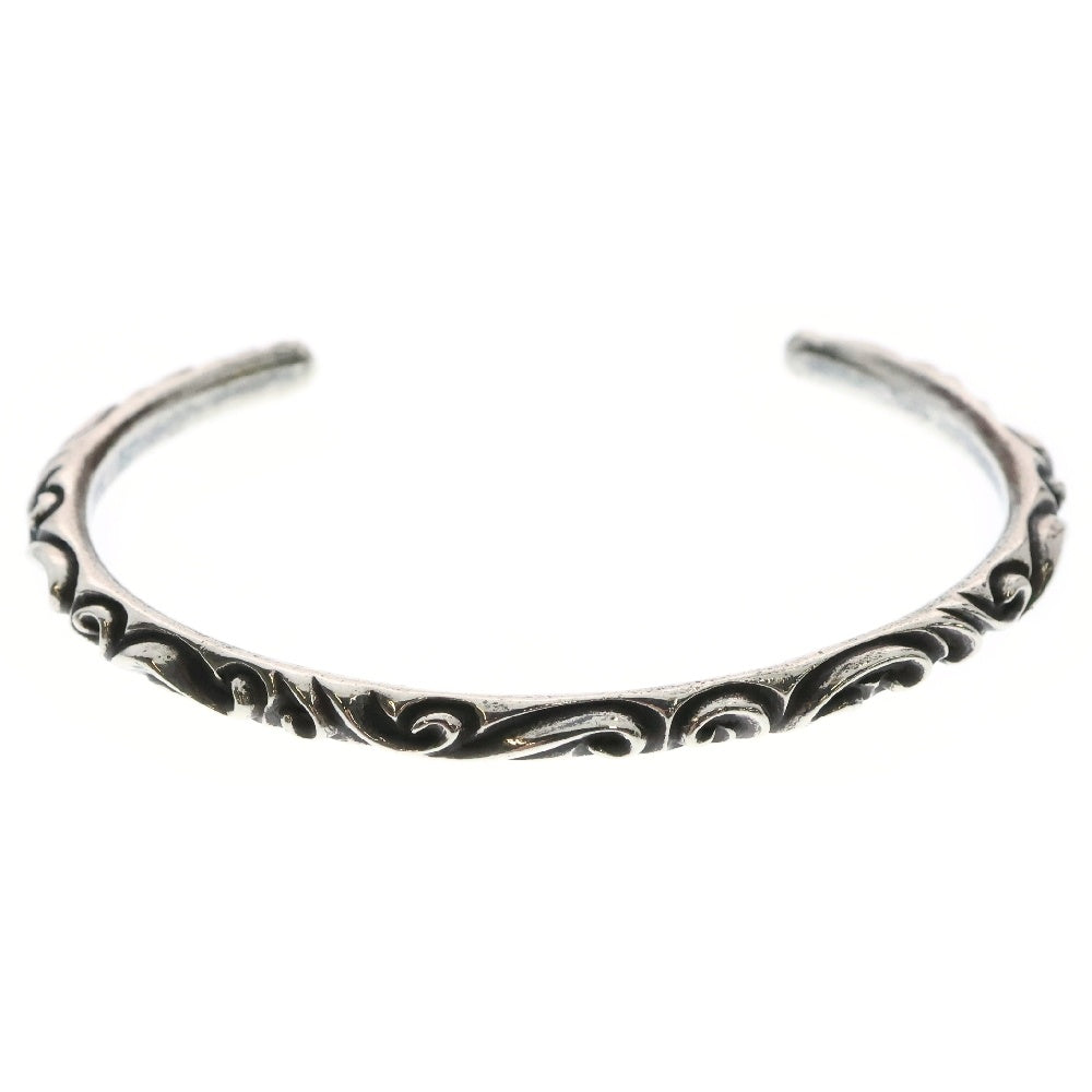 CHROME HEARTS(クロムハーツ) BANGLE SCOLL スクロールバンドバングル ブレスレット シルバー
