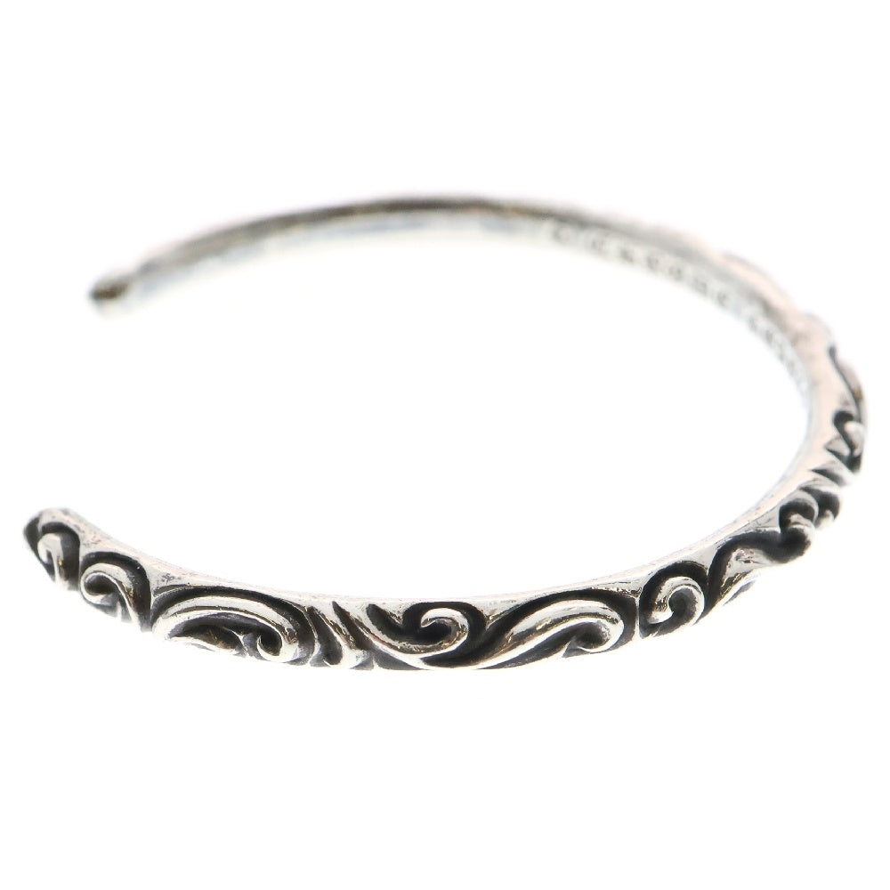 CHROME HEARTS(クロムハーツ) BANGLE SCOLL スクロールバンドバングル ブレスレット シルバー