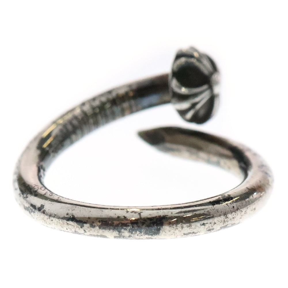 CHROME HEARTS(クロムハーツ) NAIL CRSBALL ネイル クロスボール リング シルバー BCA349