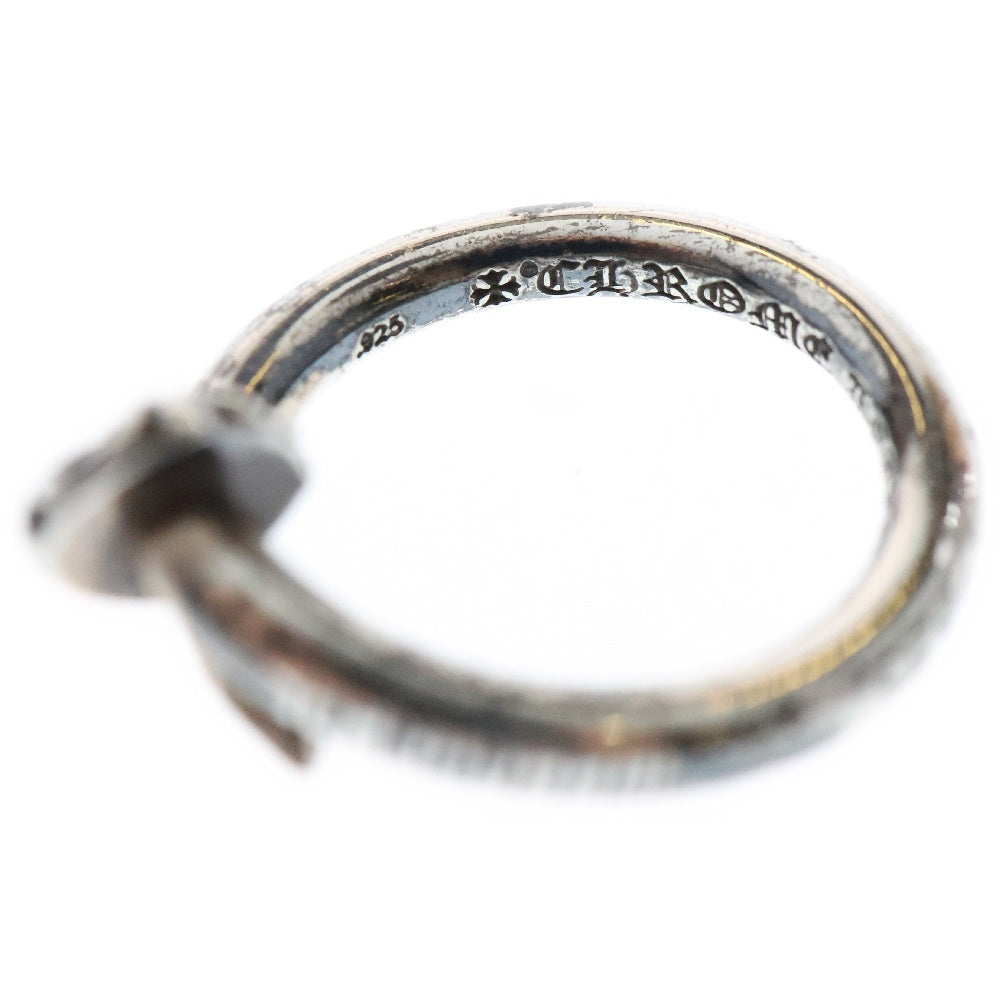 CHROME HEARTS(クロムハーツ) NAIL CRSBALL ネイル クロスボール リング シルバー BCA349