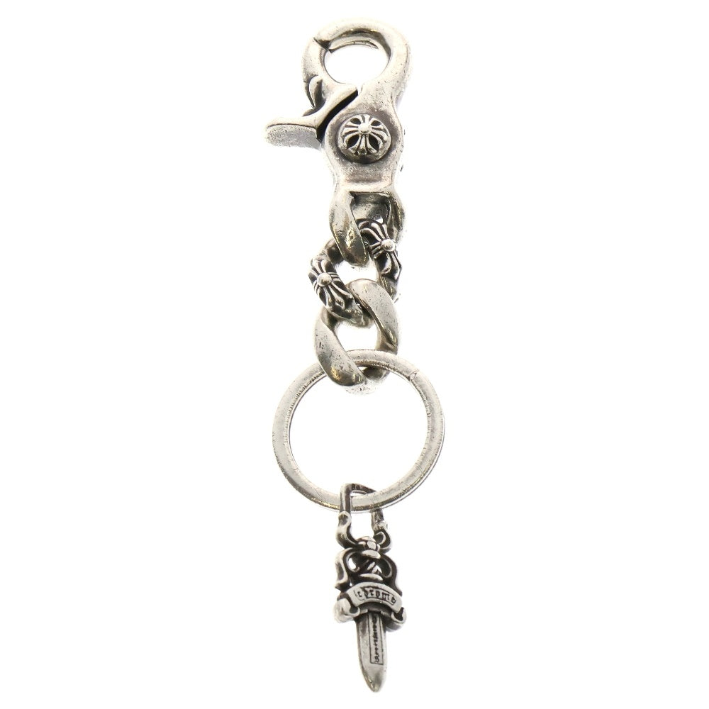 CHROME HEARTS(クロムハーツ) CLP CHN FANCY-S ショートファンシーリンク クリップ キーチェーン シルバー