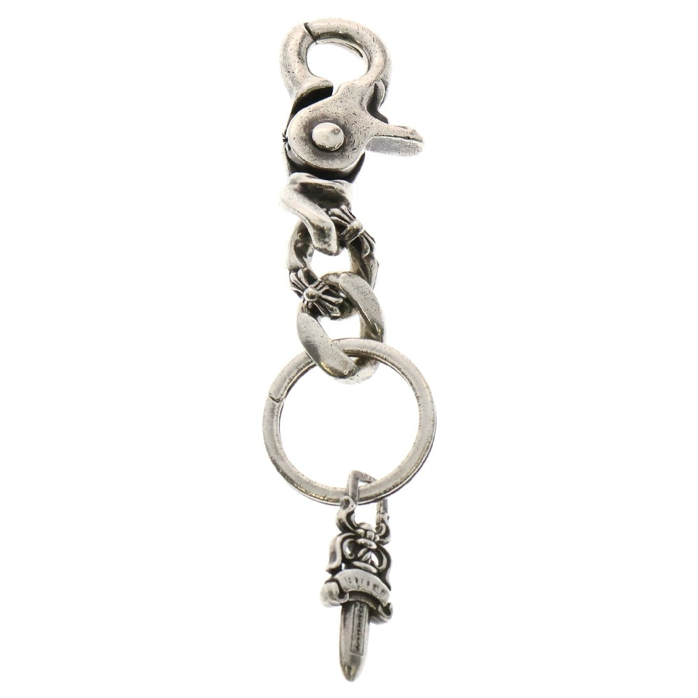 CHROME HEARTS(クロムハーツ) CLP CHN FANCY-S ショートファンシーリンク クリップ キーチェーン シルバー