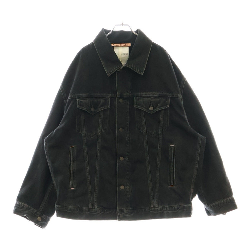 Acne Studios(アクネ ストゥディオズ) リラックスフィット デニムジャケット ブラック FN-UX-OUTW000018