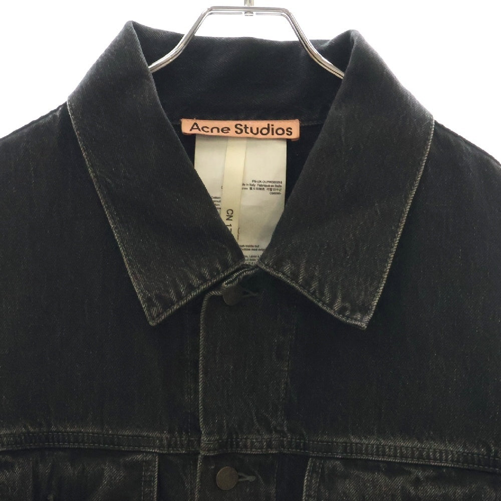 Acne Studios(アクネ ストゥディオズ) リラックスフィット デニムジャケット ブラック FN-UX-OUTW000018