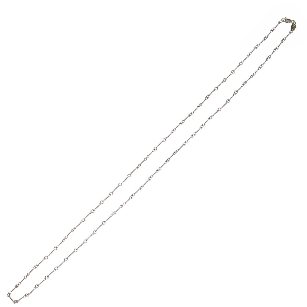CHROME HEARTS(クロムハーツ) 18KWG NECKCHAIN T24 ツイストチェーンネックレス 24inch ホワイトゴールド