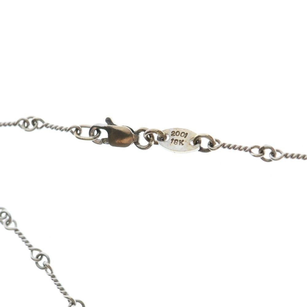 CHROME HEARTS(クロムハーツ) 18KWG NECKCHAIN T24 ツイストチェーンネックレス 24inch ホワイトゴールド