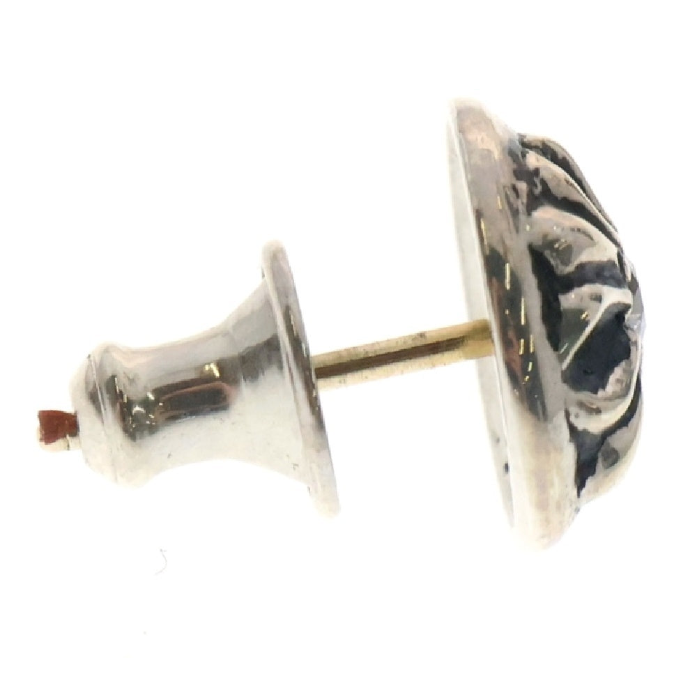 CHROME HEARTS(クロムハーツ) STUD CRSBLL 1/DIA クロスボールスタッドピアス 1ダイヤ シルバー