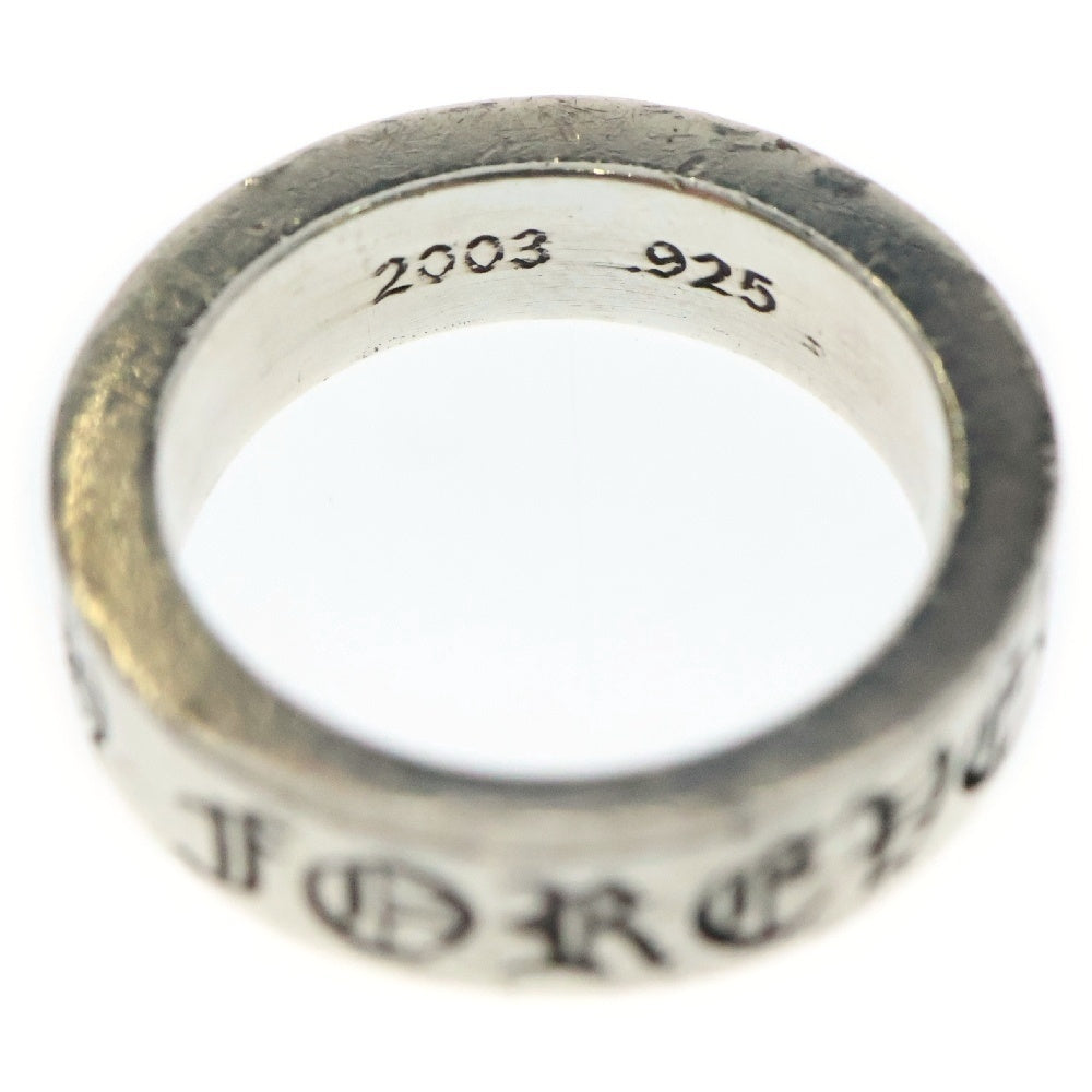 CHROME HEARTS(クロムハーツ) 6mm SPACER FOREVER 6mmスペーサーリング フォーエバーシルバー BCA337