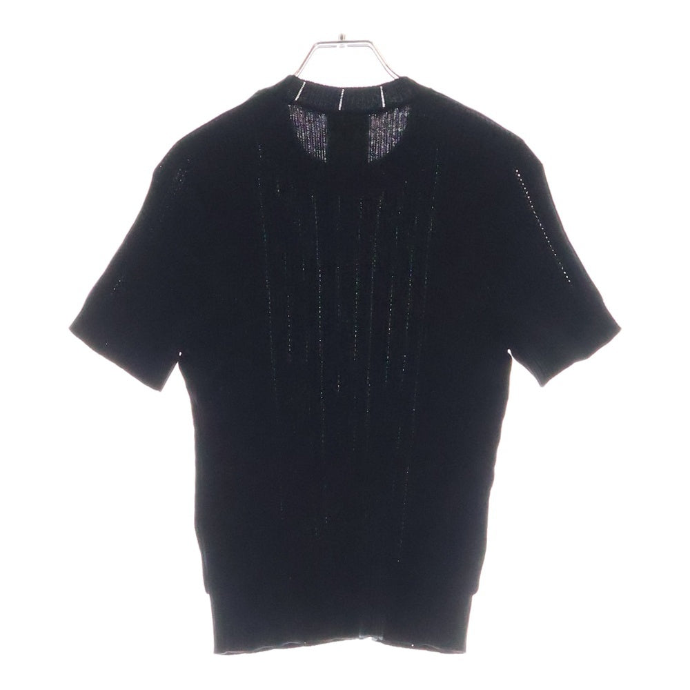 CHANEL(シャネル) 23AW Short Sleeve Knit Shirt ココマーク 半袖ニットシャツ P74721 レディース