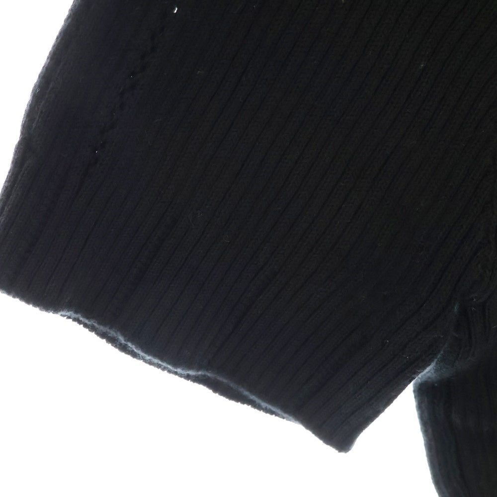 CHANEL(シャネル) 23AW Short Sleeve Knit Shirt ココマーク 半袖ニットシャツ P74721 レディース