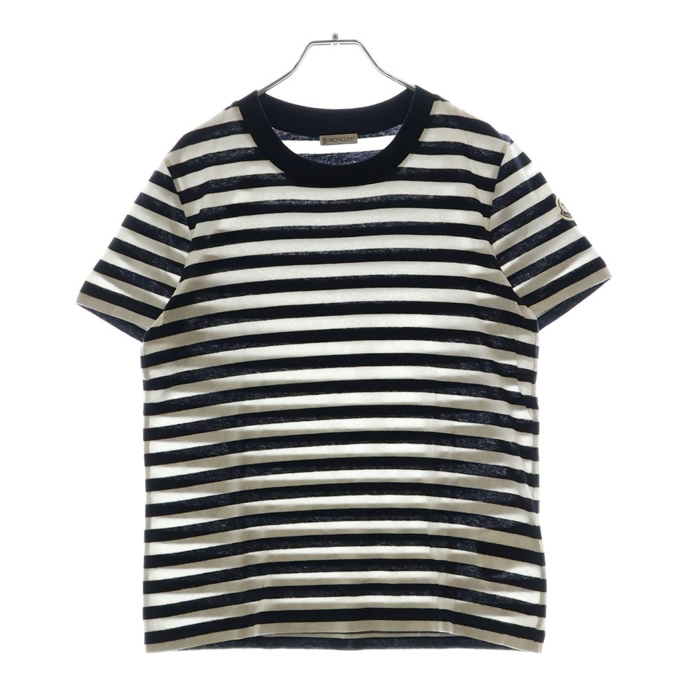 MONCLER(モンクレール) 21SS GIROCOLLO クルーネック 半袖シャツ ネイビー レディース G10938C7A700 829JT