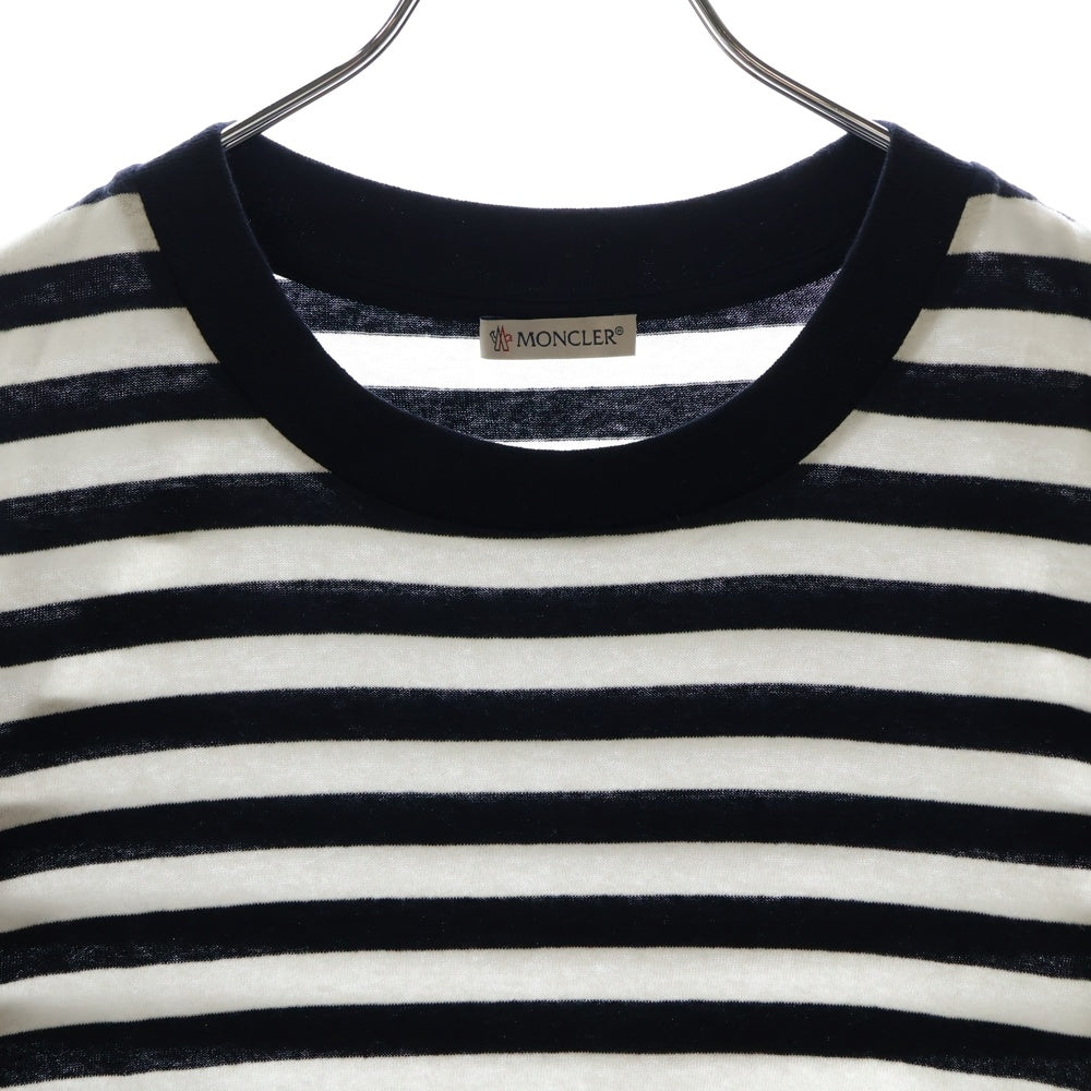 MONCLER(モンクレール) 21SS GIROCOLLO クルーネック 半袖シャツ ネイビー レディース G10938C7A700 829JT