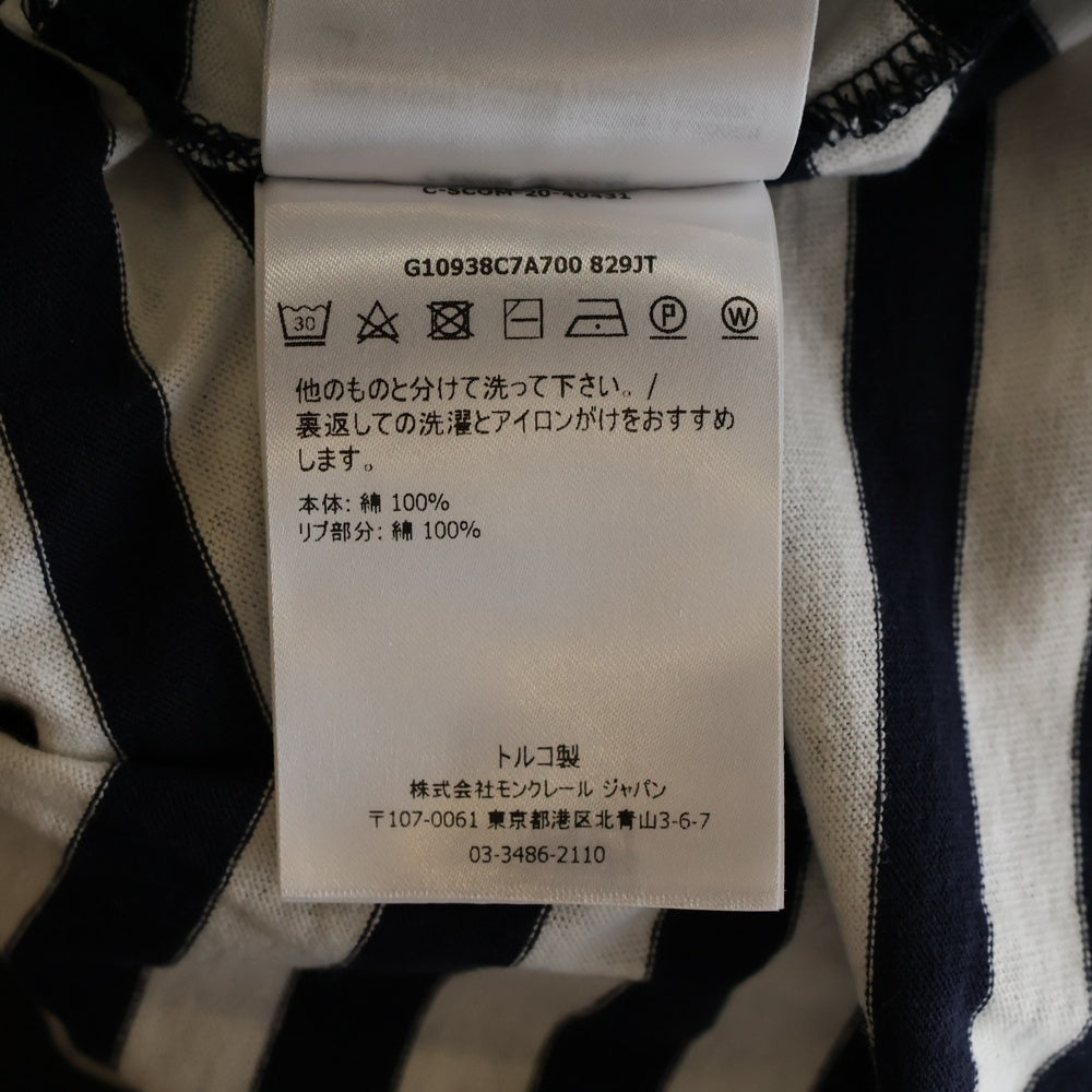 MONCLER(モンクレール) 21SS GIROCOLLO クルーネック 半袖シャツ ネイビー レディース G10938C7A700 829JT