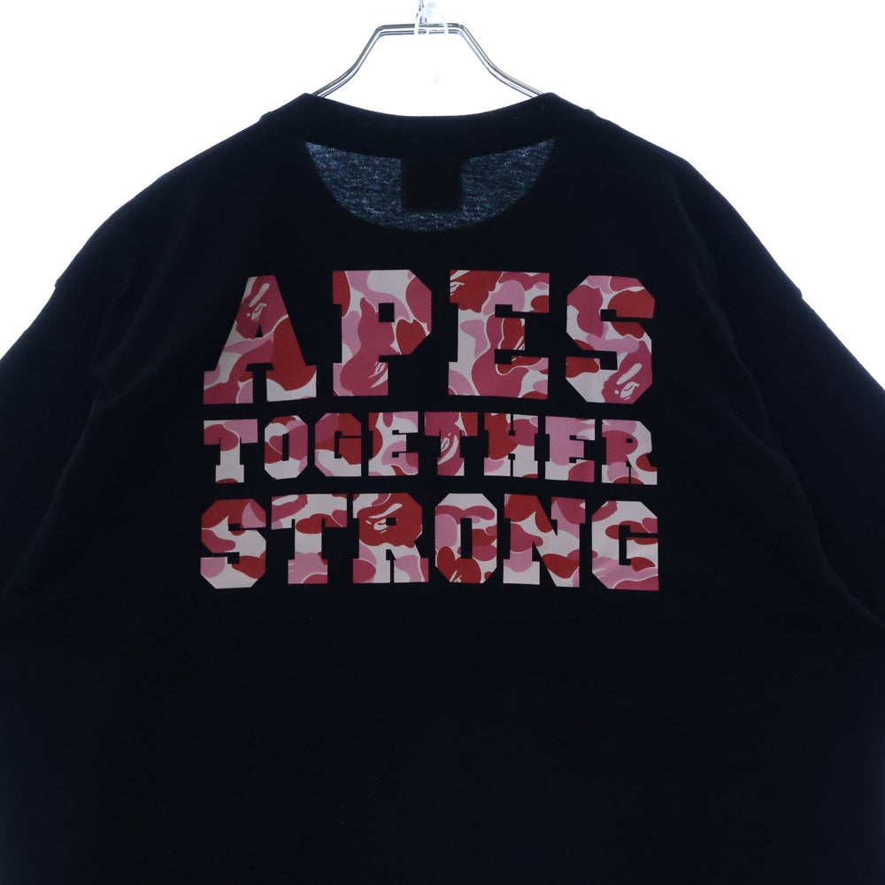 A BATHING APE(アベイシングエイプ) ABC CAMO COLLEGE ATS TEE ABC カモ カレッジ ATS 半袖Tシャツカットソー ブラック