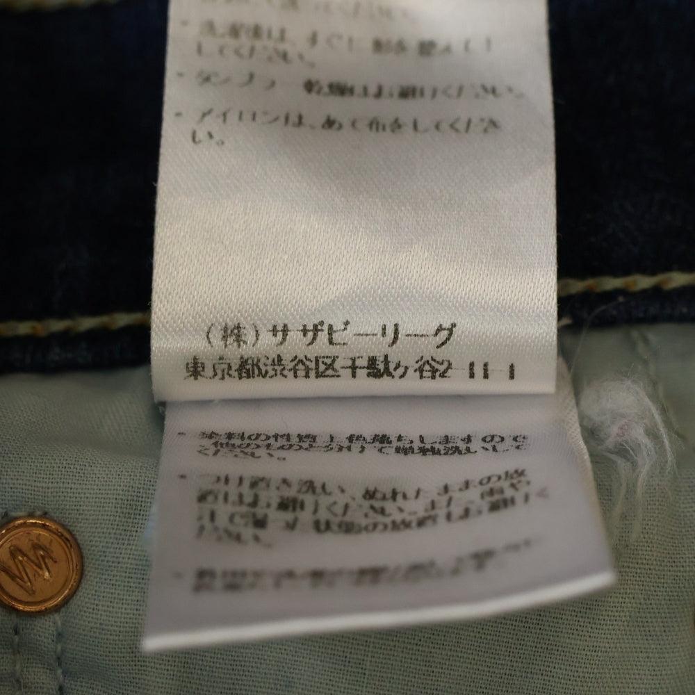 NO BRAND(ノーブランド) MOTHER マザー カットオフ デニムパンツ レディース インディゴ