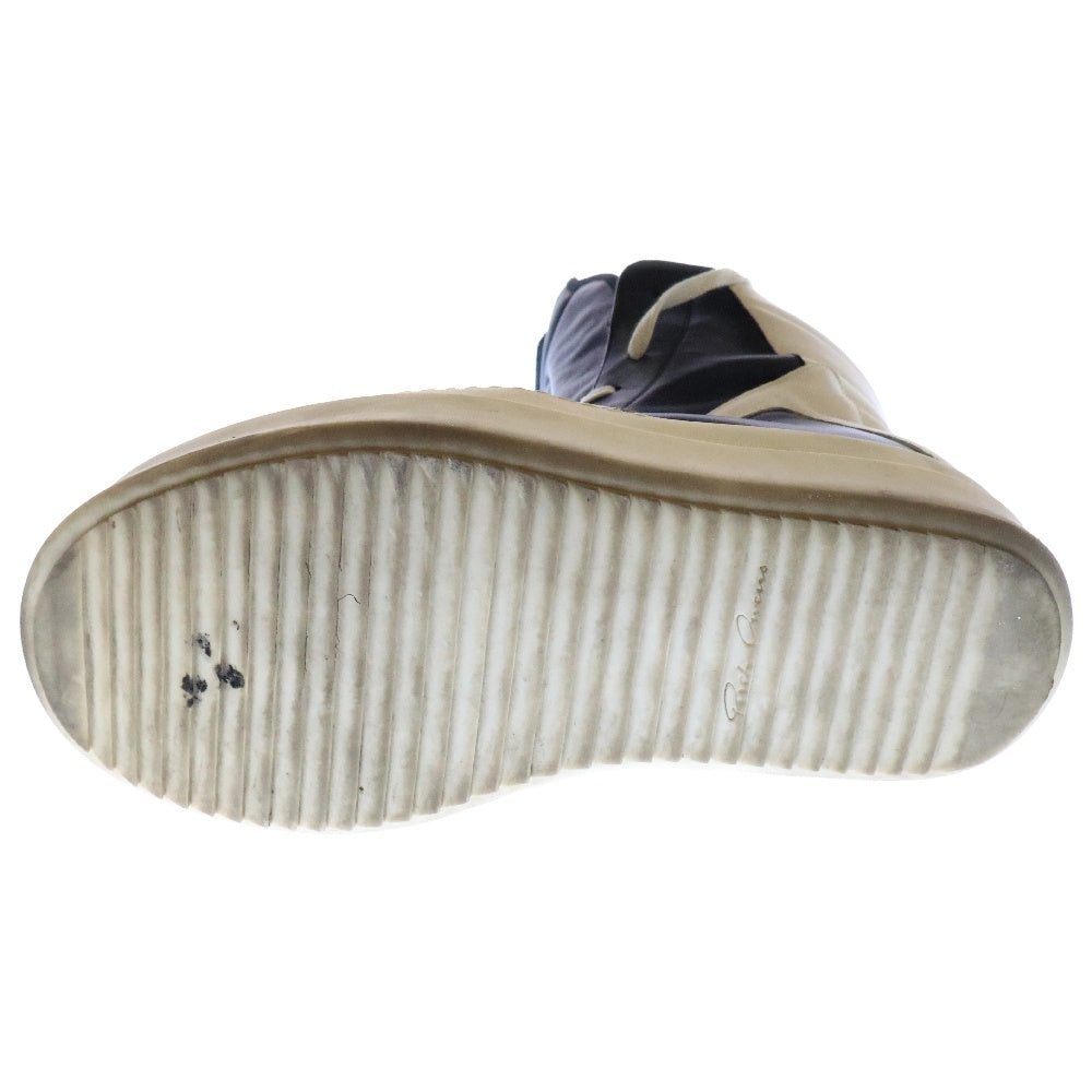 Rick Owens(リックオウエンス) MEGA BUMPER GEOBASKET メガバンパー ジオバスケット レザーハイカットスニーカー ブラック