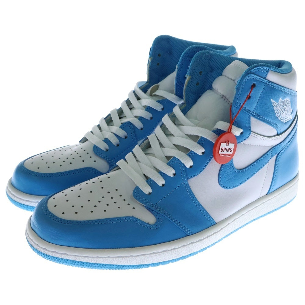 NIKE(ナイキ) AIR JORDAN1 RETRO HIGH UNC エアジョーダン1 レトロ ハイカットスニーカー 555088-117 ブルー/ホワイト US11/29.0cm