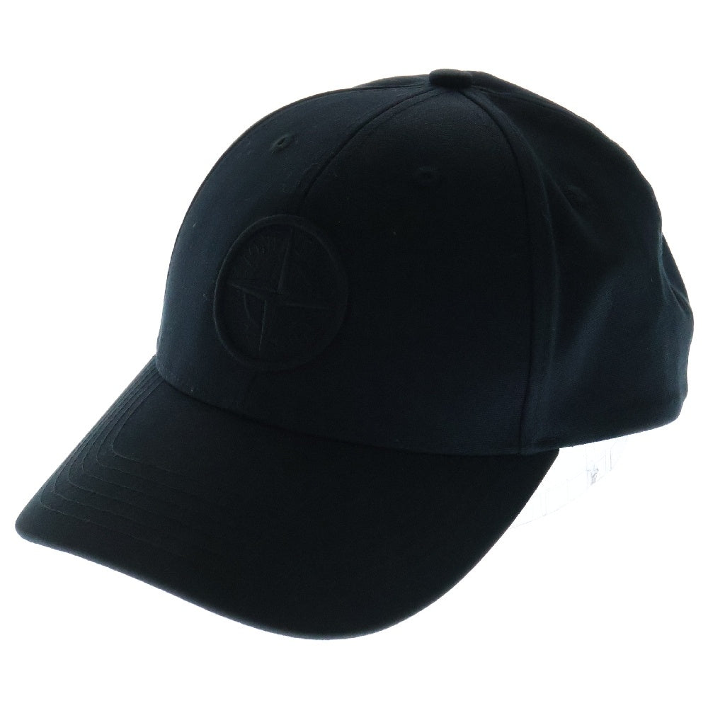STONE ISLAND(ストーンアイランド) HAT / BLACK ロゴ ベースボールキャップ K1S159100996S0065 ブラック