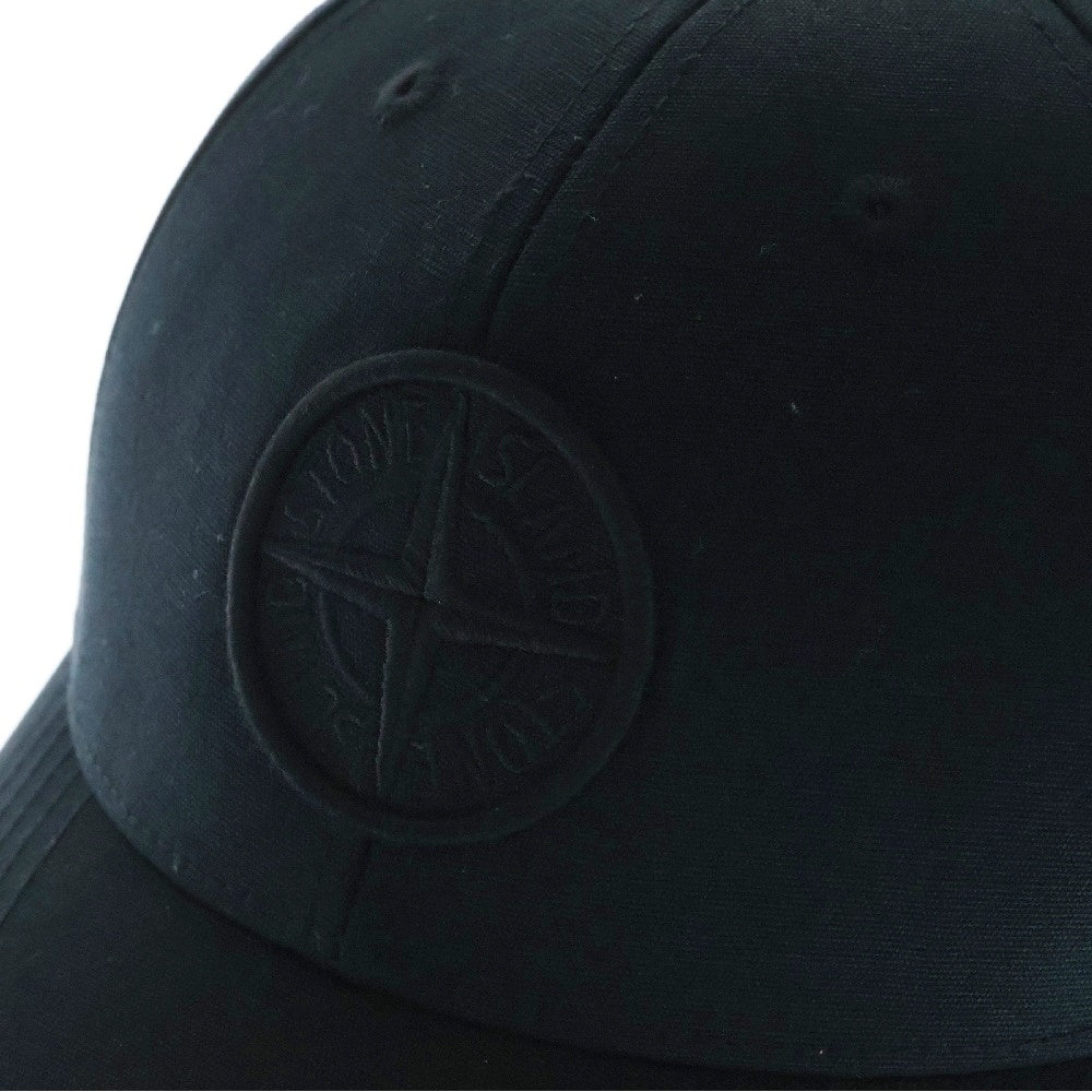 STONE ISLAND(ストーンアイランド) HAT / BLACK ロゴ ベースボールキャップ K1S159100996S0065 ブラック
