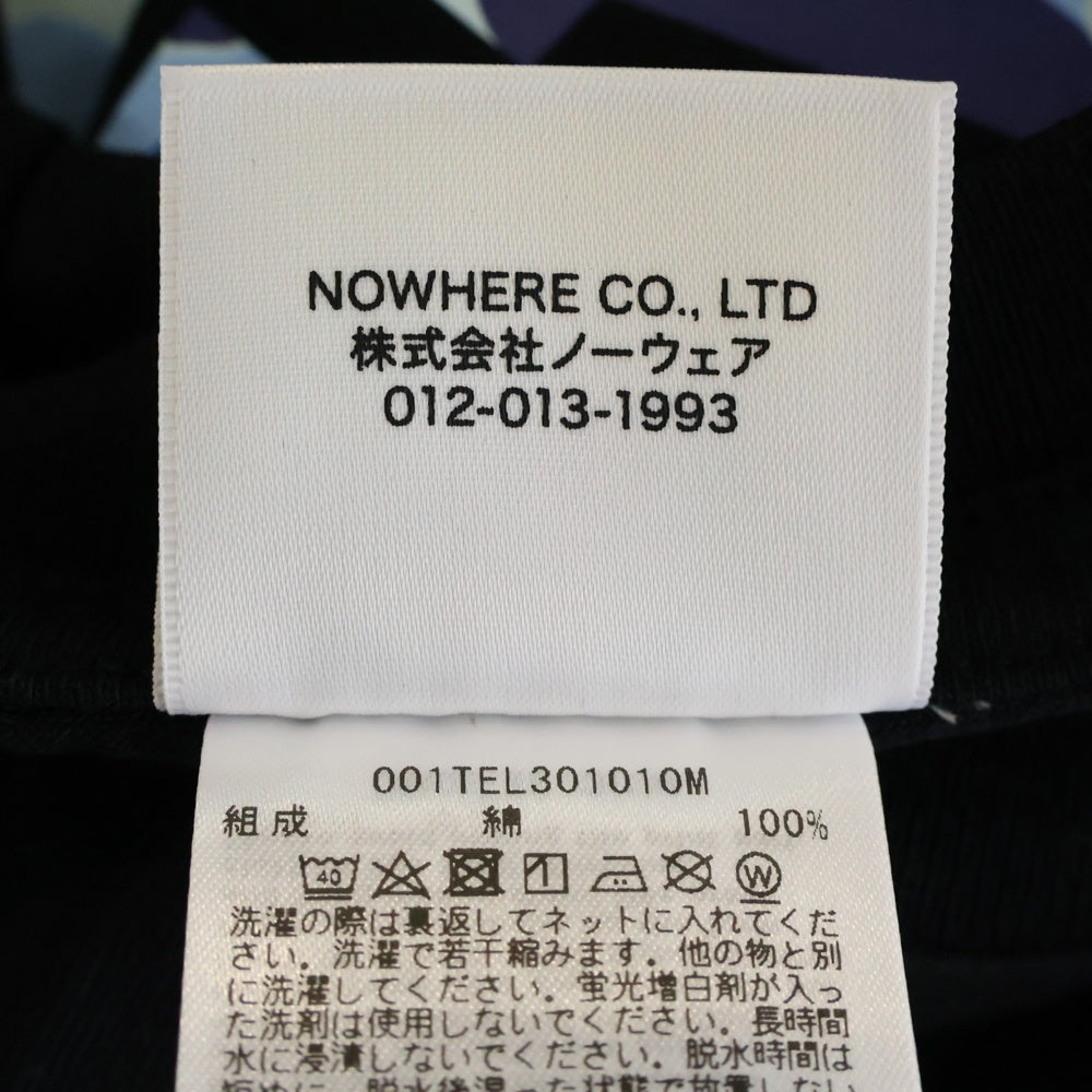 A BATHING APE(アベイシングエイプ) ABC CAMO COLLEGE ATS TEE ABC カモ カレッジ ATS 半袖Tシャツカットソー ブラック/ブルー 001TEL30101M