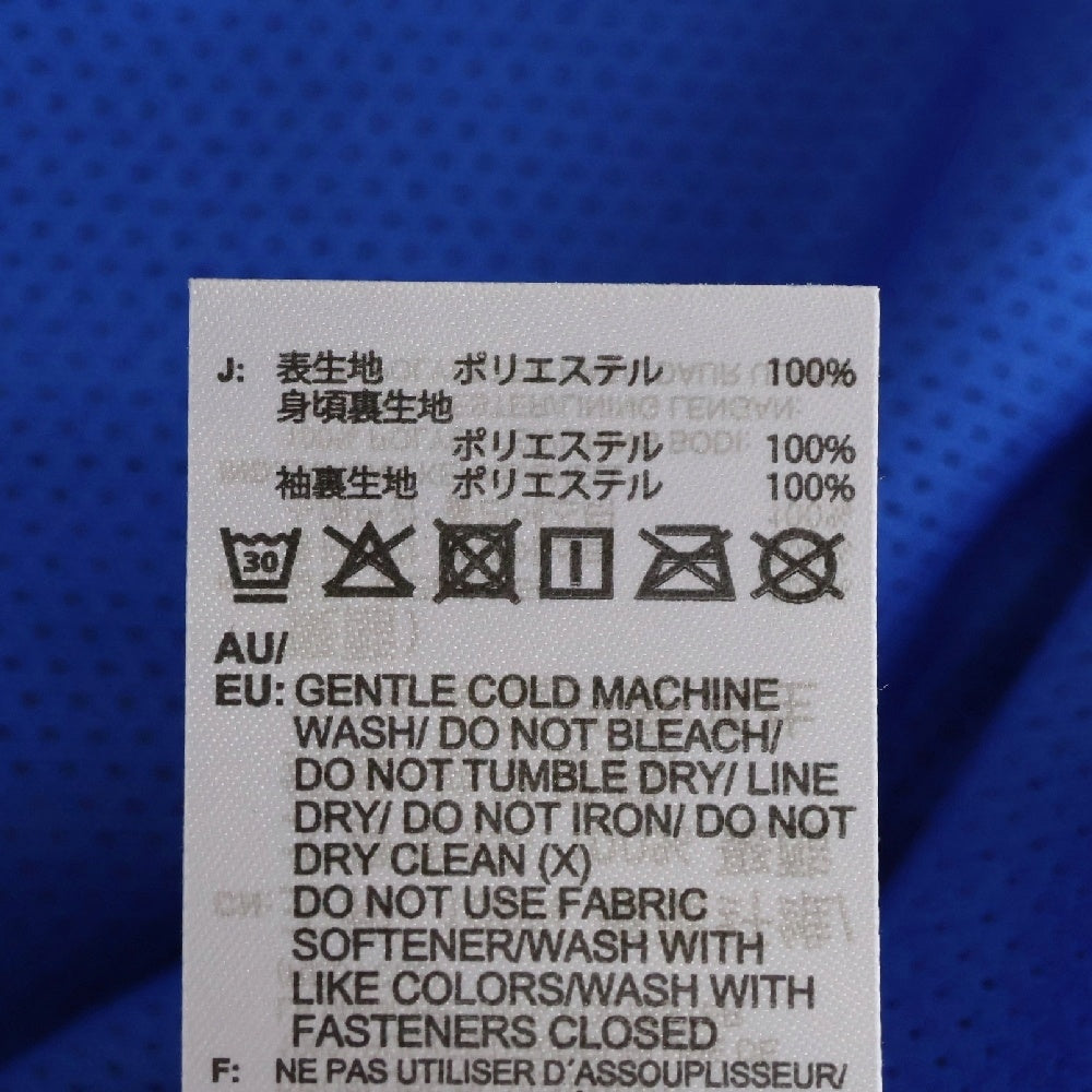adidas Originals(アディダスオリジナルス) MONO WINDBREAKER モノ ウィンドブレーカー ロゴ総柄 ジャケット ブルー ED7046