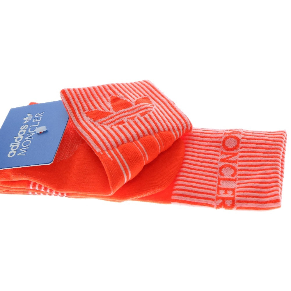 MONCLER(モンクレール) ×adidas Originals Logo Socks ×アディダス ロゴソックス オレンジ