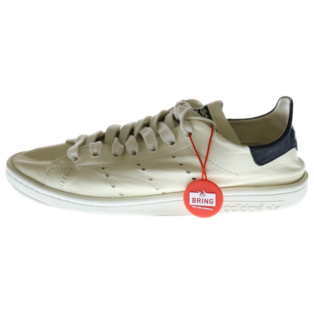 BALENCIAGA(バレンシアガ) 22AW×adidas STAN SMITH アディダス スタンスミス ヴィンテージ ダメージ加工 ローカットスニーカー レディース ホワイト/ブラック US8/24cm 721836 WBDV338