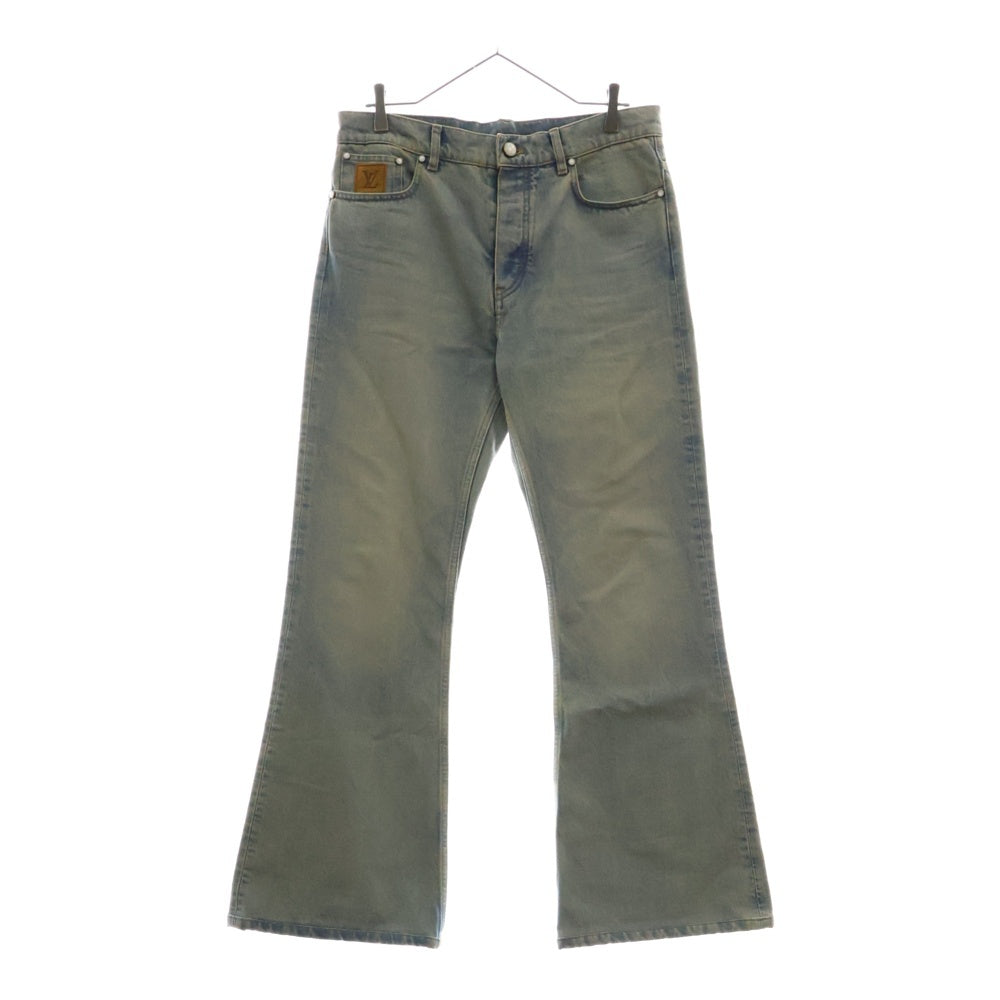 LOUIS VUITTON(ルイヴィトン) 25SS フレアフィット デニムパンツ LVロゴ ブーツカットデニム RM251MQ PCP HSD47E インディゴ