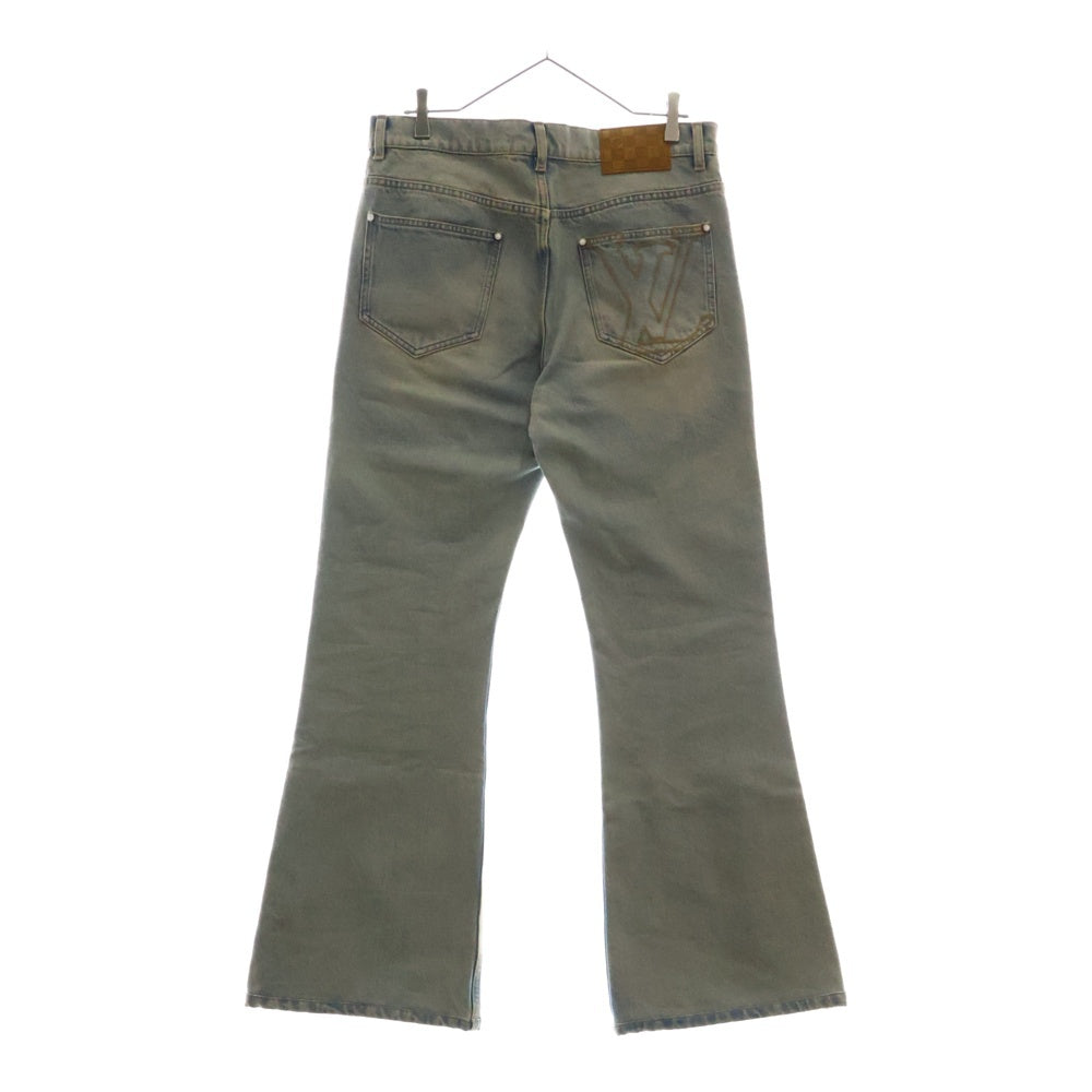 LOUIS VUITTON(ルイヴィトン) 25SS フレアフィット デニムパンツ LVロゴ ブーツカットデニム RM251MQ PCP HSD47E インディゴ
