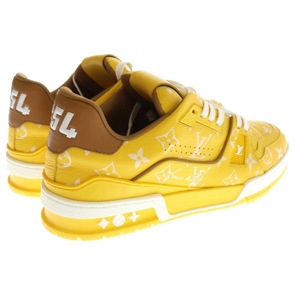LOUIS VUITTON(ルイヴィトン) 25AW Pharrell Williams LV Trainer ファレルウィリアムス LVトレイナー ラインスニーカー ローカットスニーカー シューズ イエロー